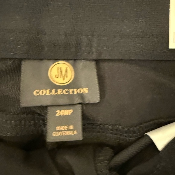 JM Collection Black Trousers - Picture 2 of 3